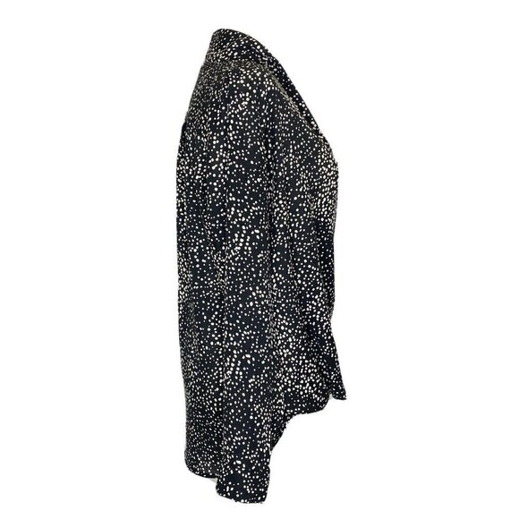 Pleione S Long Sleeve Pullover Wrap Front Blouse - Picture 4 of 8